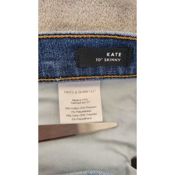 Womens Veronica Beard Medium Wash Skinny Jeans - Picture 5 of 5